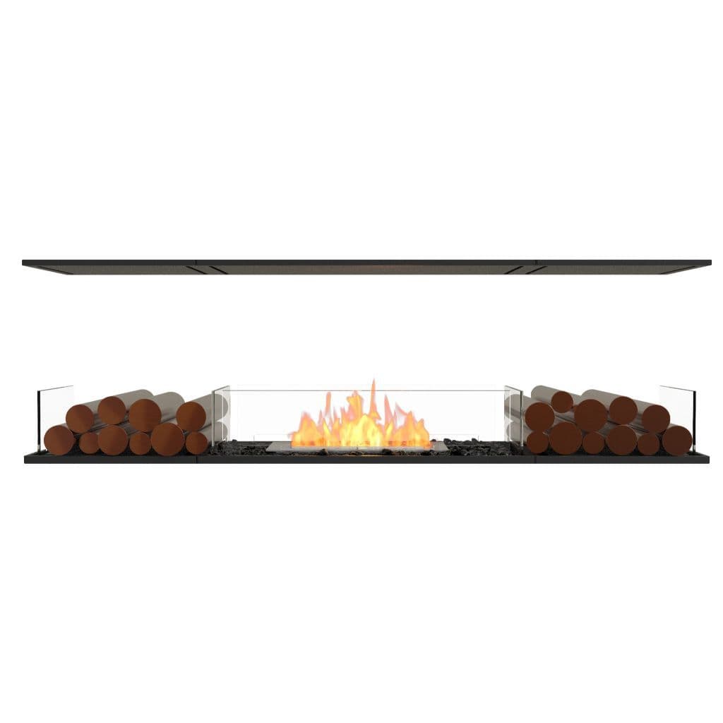 EcoSmart Fire 71" Flex 68IL Island Fireplace Insert with Decorative Box by Mad Design Group