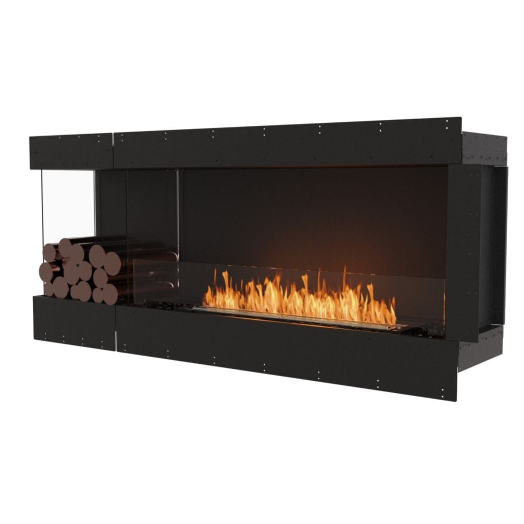 EcoSmart Fire 73" Flex 68LC/68RC Ethanol Fireplace Insert with Decorative Box by Mad Design Group