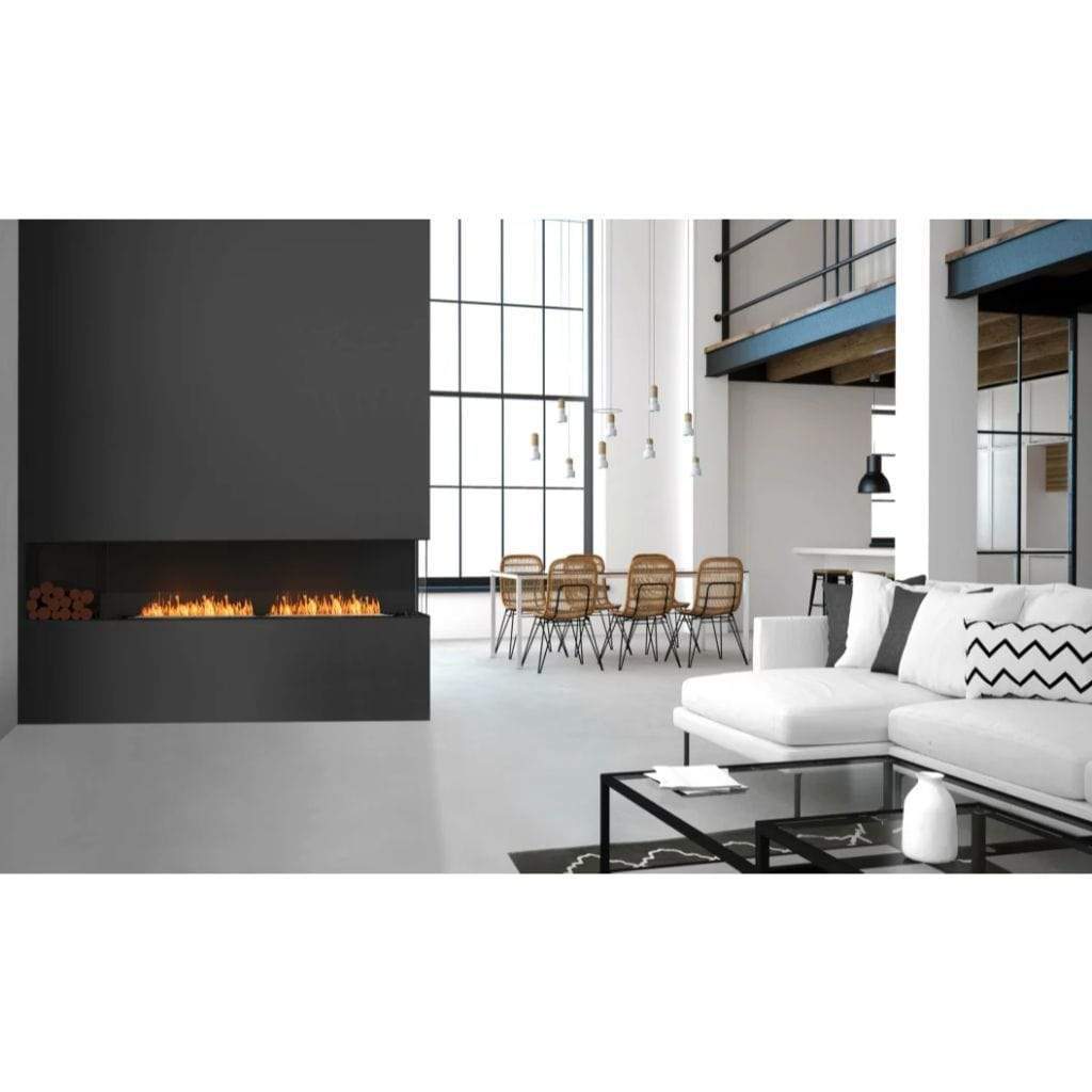 EcoSmart Fire 73" Flex 68LC/68RC Ethanol Fireplace Insert with Decorative Box by Mad Design Group