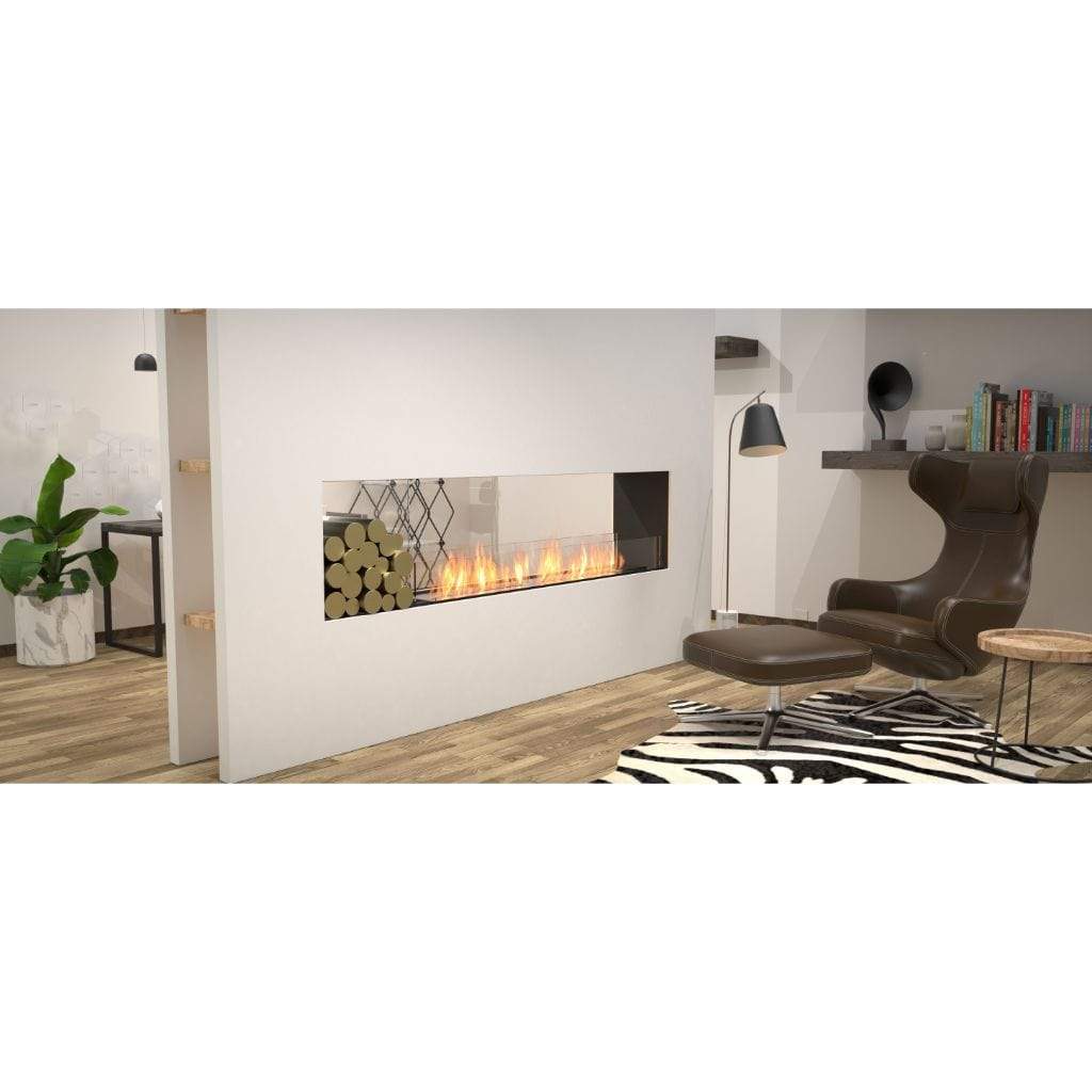 EcoSmart Fire 76" Flex 68DB Double Sided Ethanol Fireplace Insert by Mad Design Group