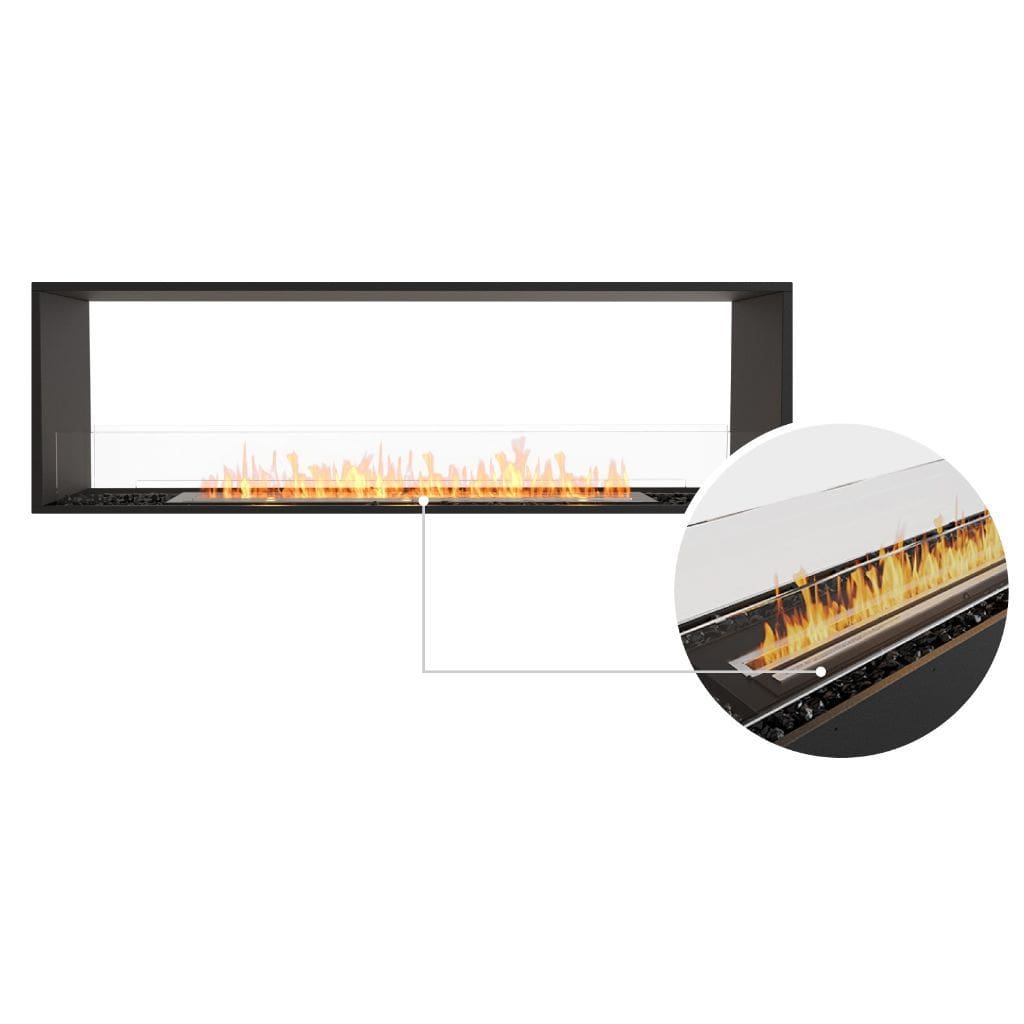 EcoSmart Fire 76" Flex 68DB Double Sided Ethanol Fireplace Insert by Mad Design Group