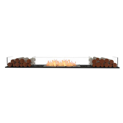 EcoSmart Fire 81" Flex 78BN Bench Ethanol Fireplace Insert with Decorative Box by Mad Design Group