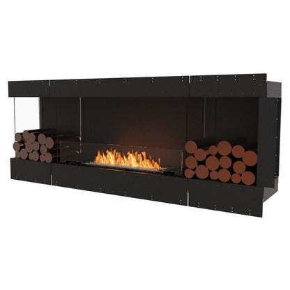 EcoSmart Fire 83" Flex 78LC/78RC Ethanol Fireplace Insert with Decorative Box by Mad Design Group