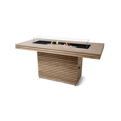 EcoSmart Fire 89" Gin 90 Bar Height Fire Pit Table with Ethanol Burner by Mad Design Group