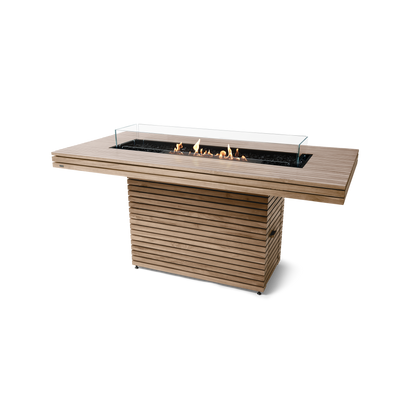 EcoSmart Fire 89" Gin 90 Bar Height Fire Pit Table with Ethanol Burner by Mad Design Group