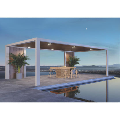 EcoSmart Fire 89" Gin 90 Bar Height Fire Pit Table with Gas LP/NG Burner by Mad Design Group