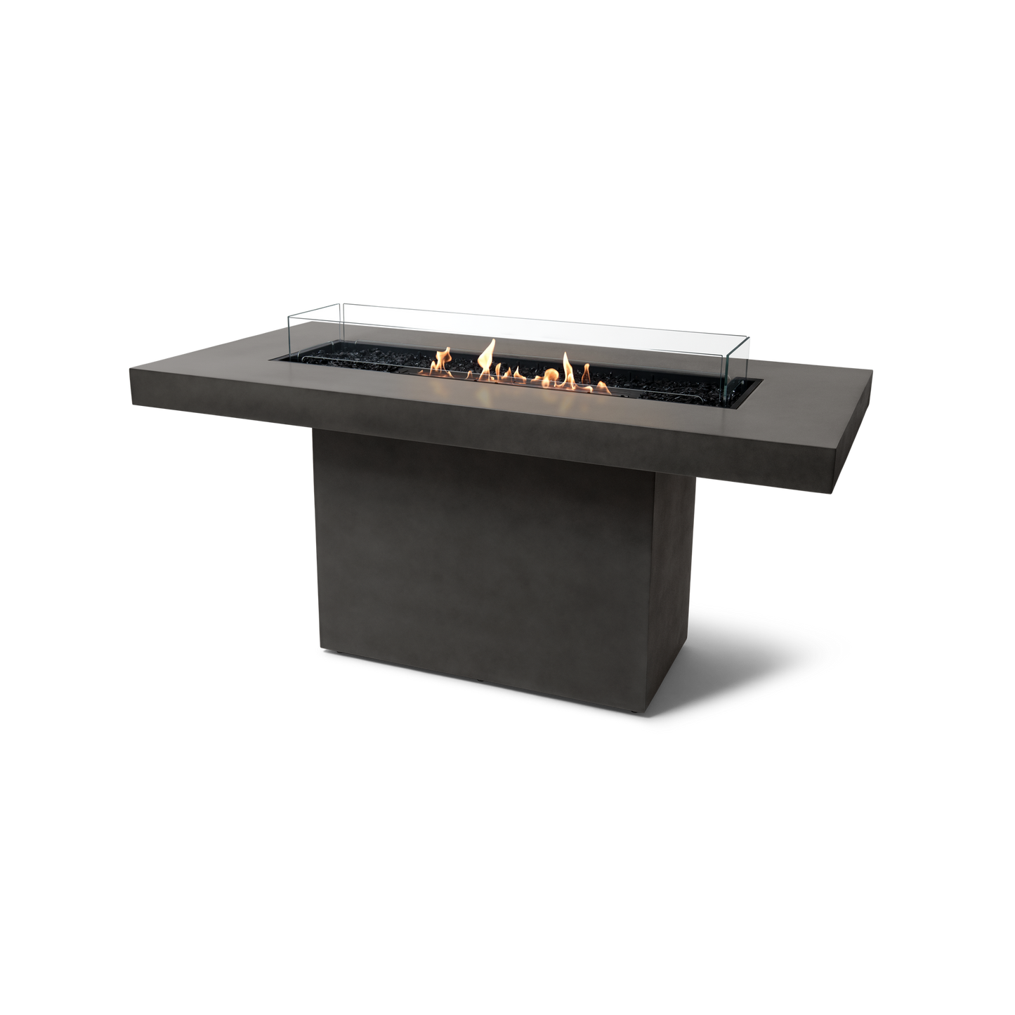 EcoSmart Fire 89" Gin 90 Bar Height Fire Pit Table with Ethanol Burner by Mad Design Group