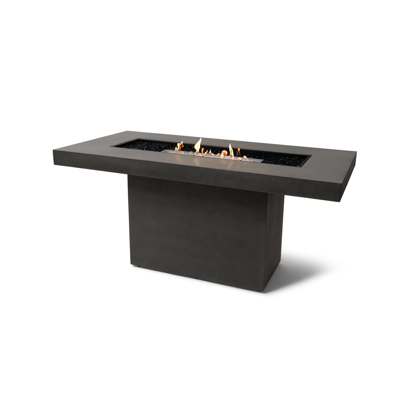 EcoSmart Fire 89" Gin 90 Bar Height Fire Pit Table with Ethanol Burner by Mad Design Group