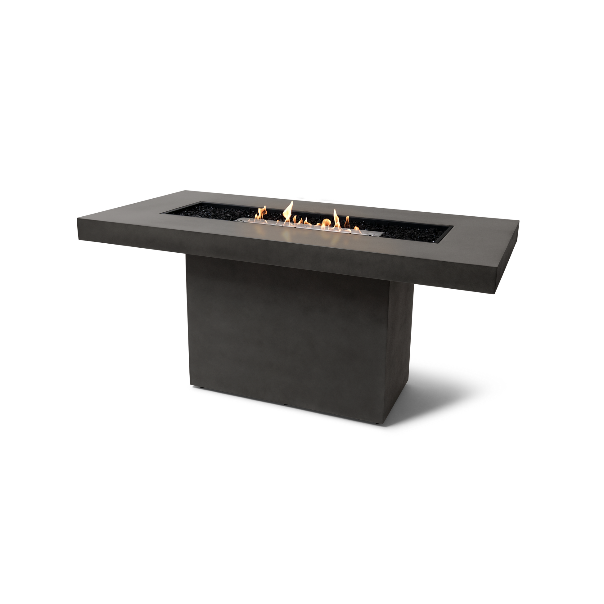 EcoSmart Fire 89" Gin 90 Bar Height Fire Pit Table with Ethanol Burner by Mad Design Group