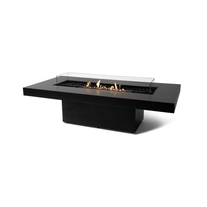 EcoSmart Fire 89" Gin 90 Chat Height Fire Pit Table with Ethanol Burner by Mad Design Group