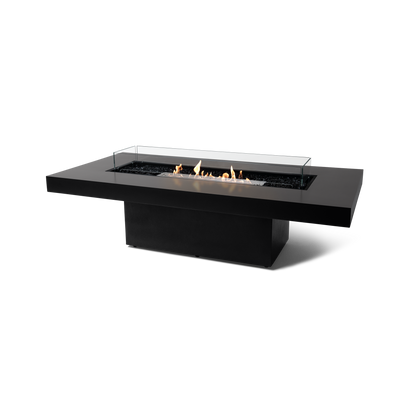 EcoSmart Fire 89" Gin 90 Chat Height Fire Pit Table with Ethanol Burner by Mad Design Group