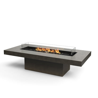 EcoSmart Fire 89" Gin 90 Chat Height Fire Pit Table with Gas LP/NG Burner by Mad Design Group