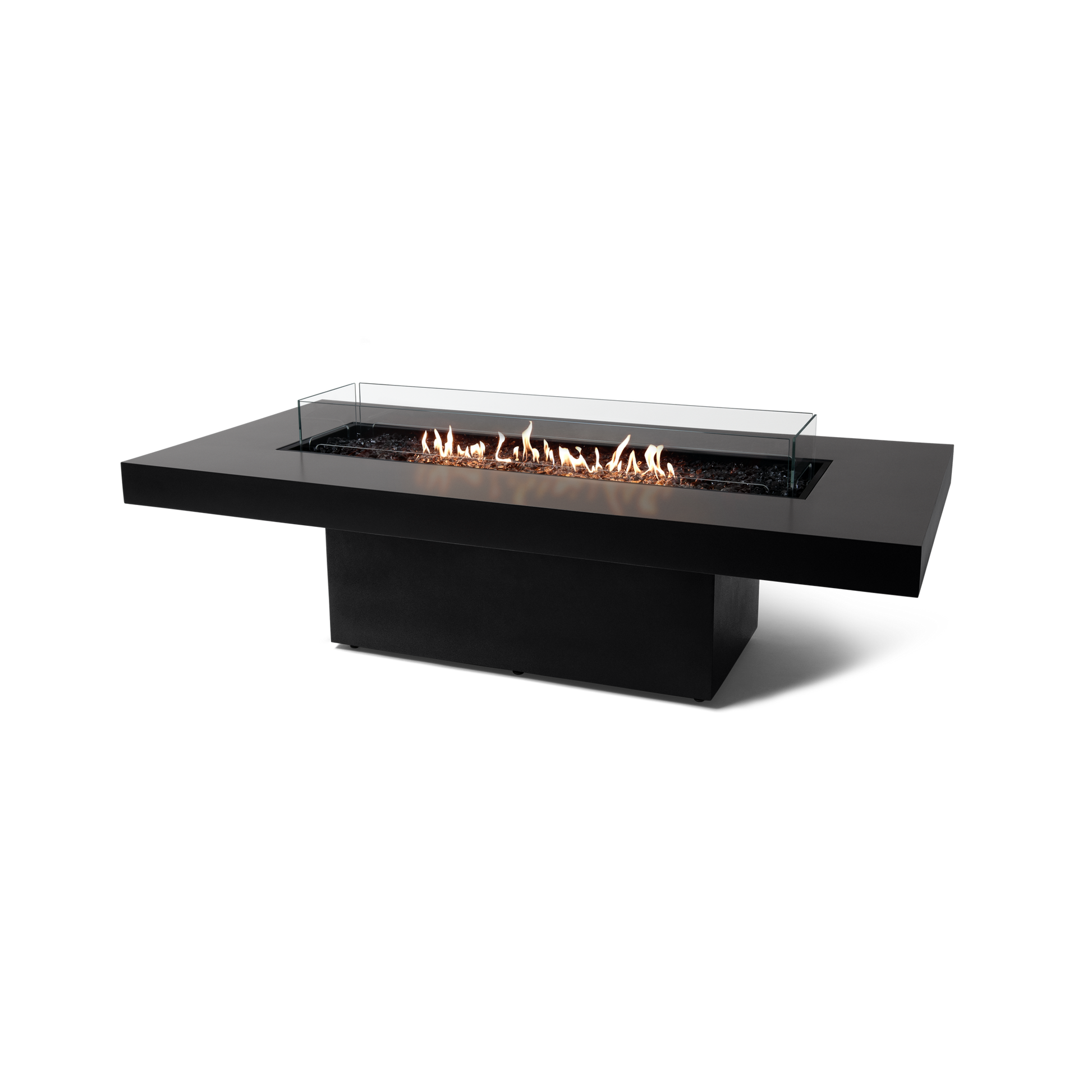 EcoSmart Fire 89" Gin 90 Chat Height Fire Pit Table with Gas LP/NG Burner by Mad Design Group