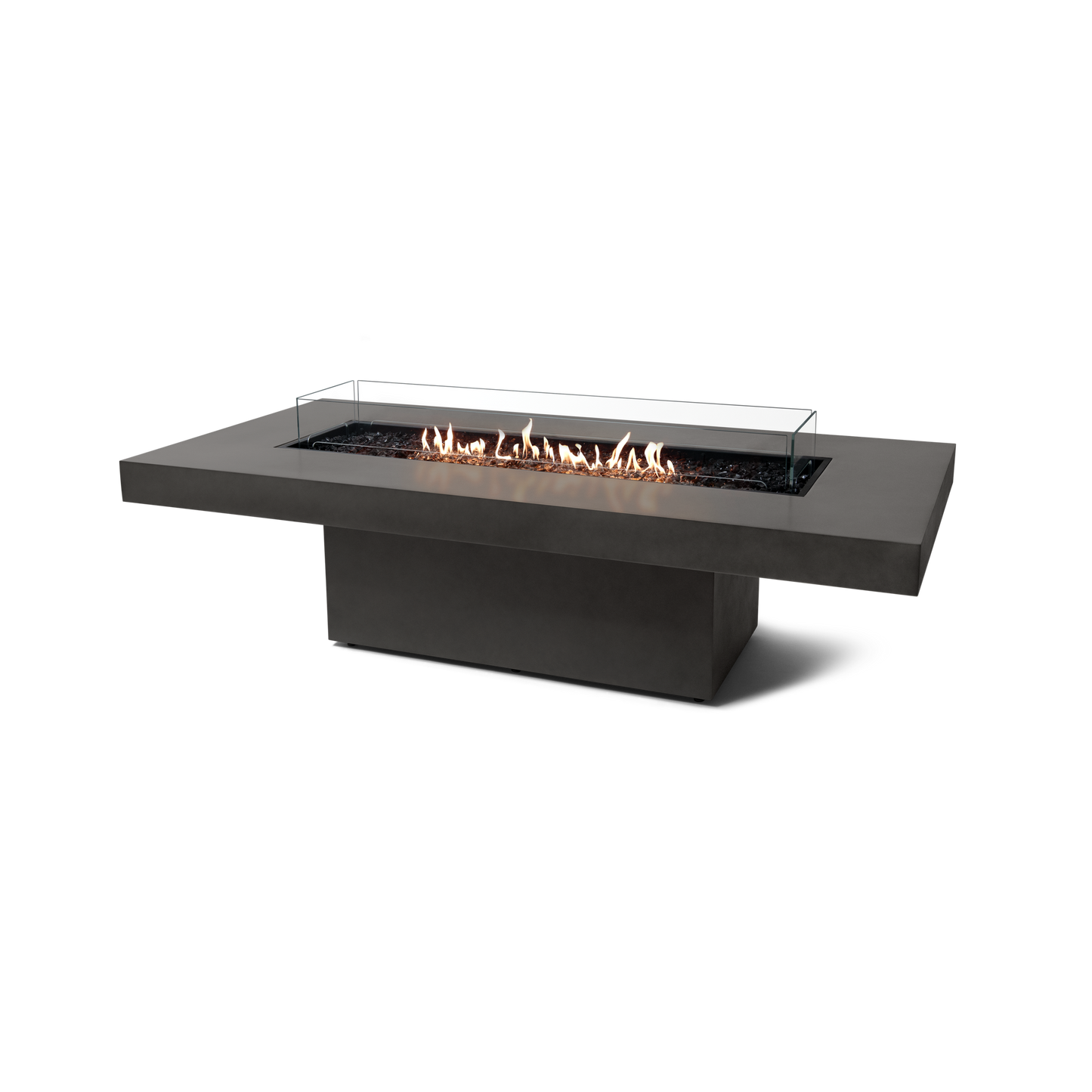 EcoSmart Fire 89" Gin 90 Chat Height Fire Pit Table with Gas LP/NG Burner by Mad Design Group