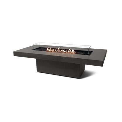 EcoSmart Fire 89" Gin 90 Chat Height Fire Pit Table with Gas LP/NG Burner by Mad Design Group