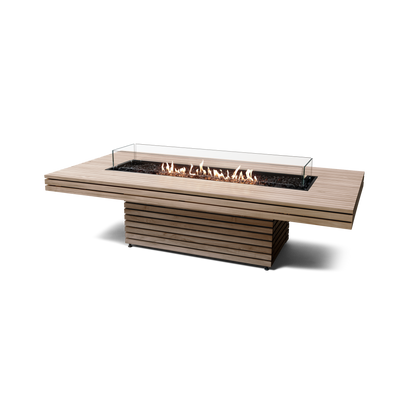 EcoSmart Fire 89" Gin 90 Chat Height Fire Pit Table with Gas LP/NG Burner by Mad Design Group