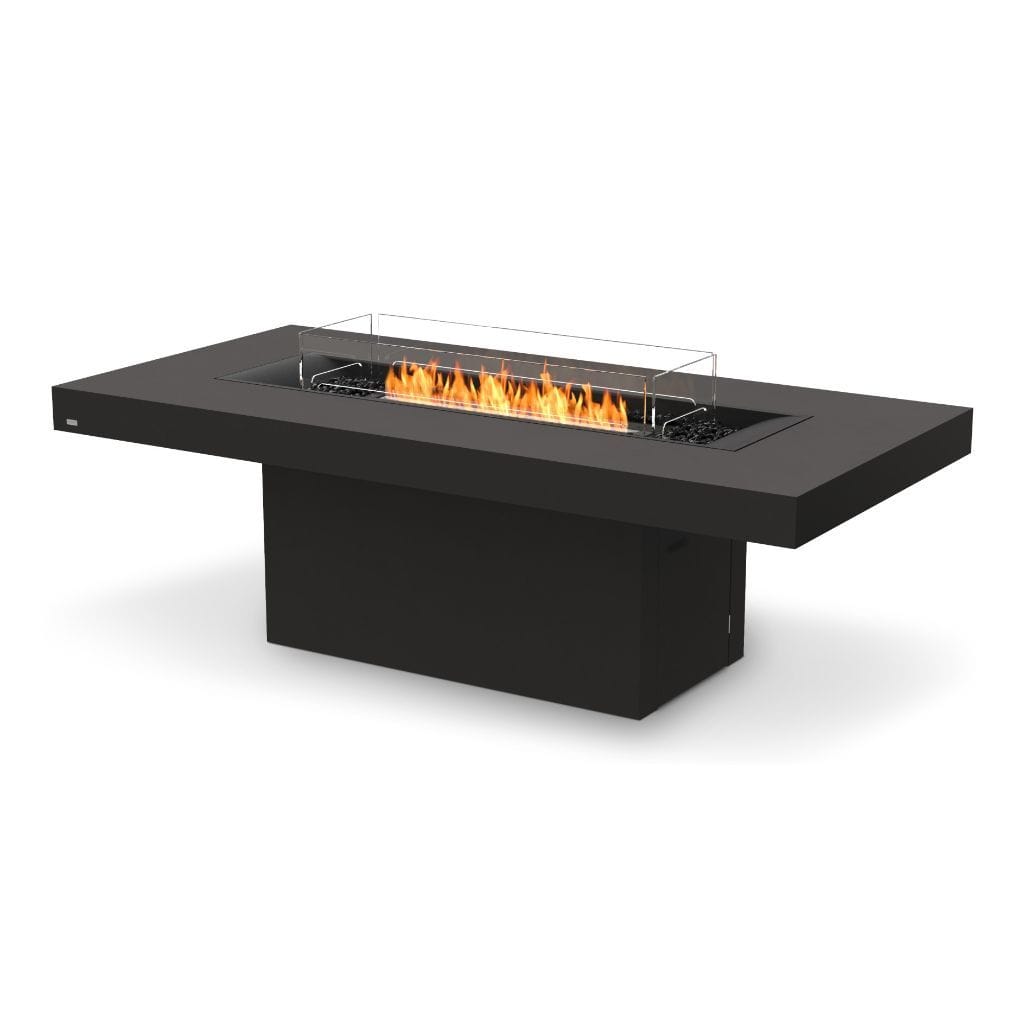 EcoSmart Fire 89" Gin 90 Dining Height Fire Pit Table with Ethanol Burner by Mad Design Group
