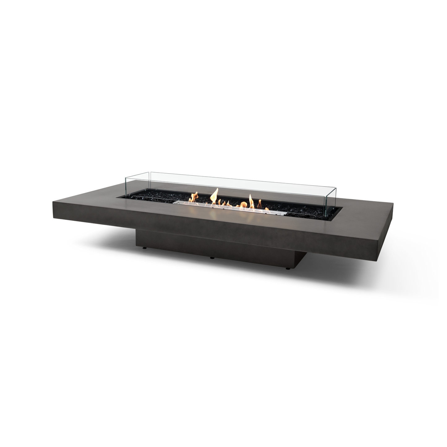 EcoSmart Fire 89" Gin 90 Low Height Fire Pit Table with Ethanol Burner by Mad Design Group