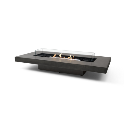 EcoSmart Fire 89" Gin 90 Low Height Fire Pit Table with Ethanol Burner by Mad Design Group