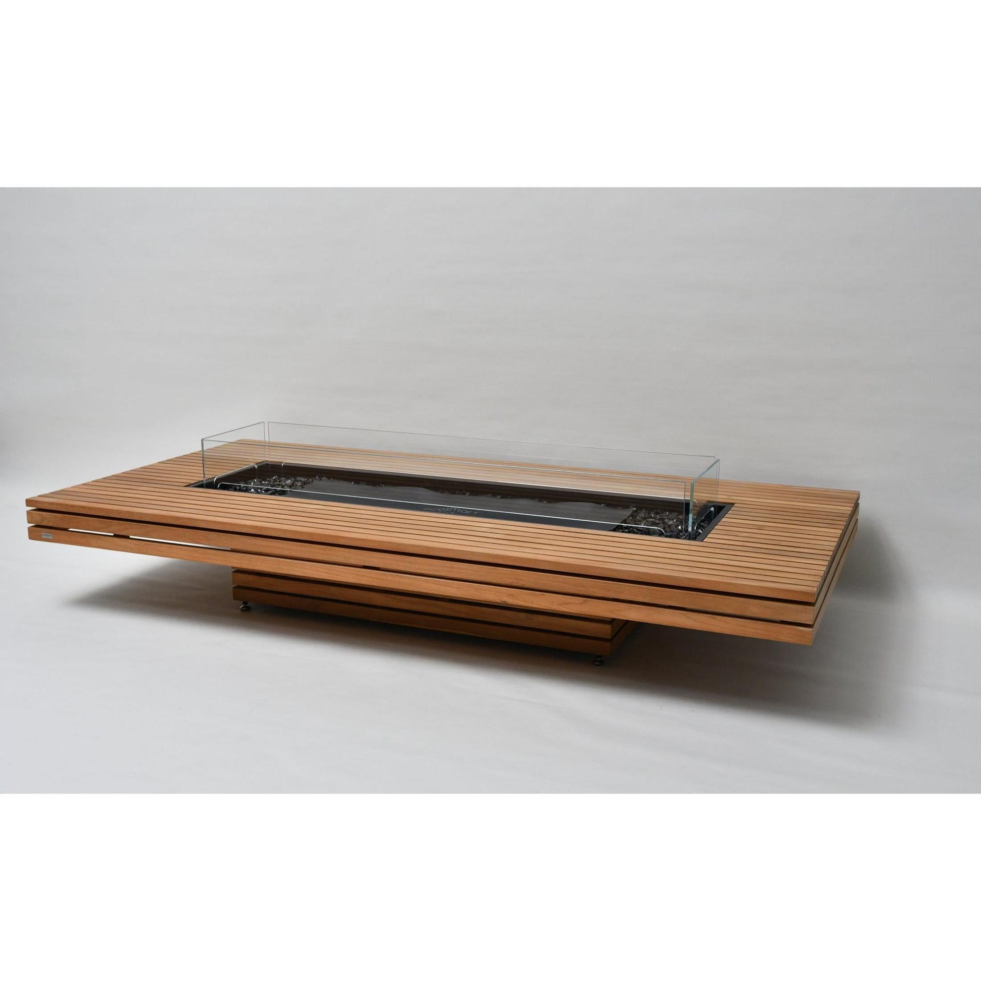 EcoSmart Fire 89" Gin 90 Low Height Fire Pit Table with Ethanol Burner by Mad Design Group