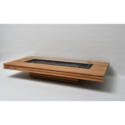 EcoSmart Fire 89" Gin 90 Low Height Fire Pit Table with Ethanol Burner by Mad Design Group