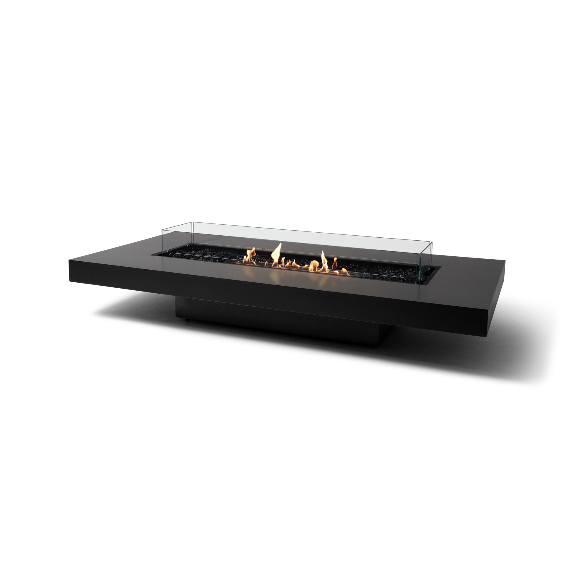 EcoSmart Fire 89" Gin 90 Low Height Fire Pit Table with Ethanol Burner by Mad Design Group
