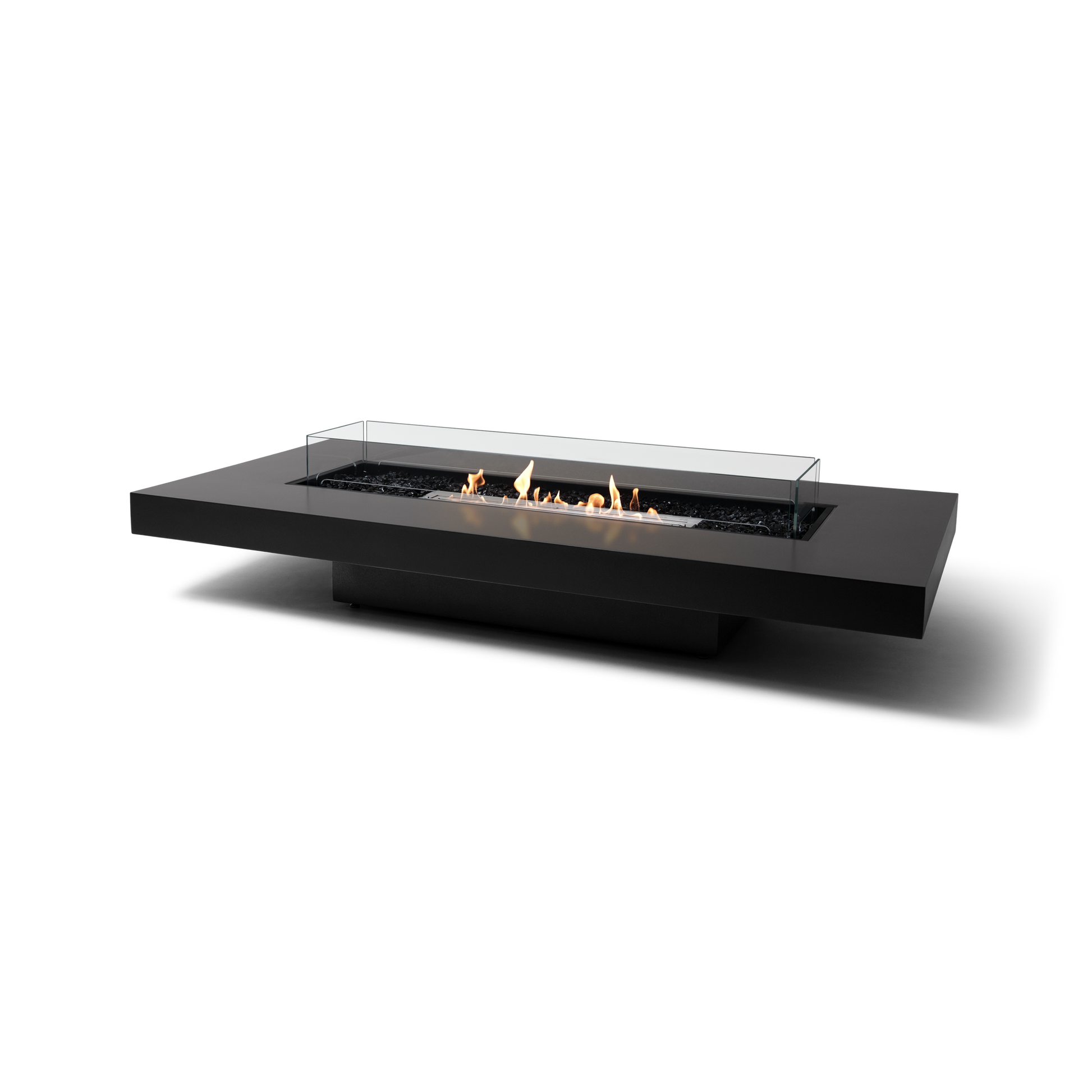 EcoSmart Fire 89" Gin 90 Low Height Fire Pit Table with Ethanol Burner by Mad Design Group