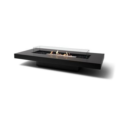 EcoSmart Fire 89" Gin 90 Low Height Fire Pit Table with Ethanol Burner by Mad Design Group