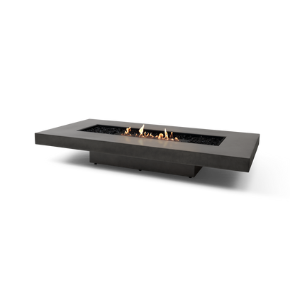 EcoSmart Fire 89" Gin 90 Low Height Fire Pit Table with Ethanol Burner by Mad Design Group