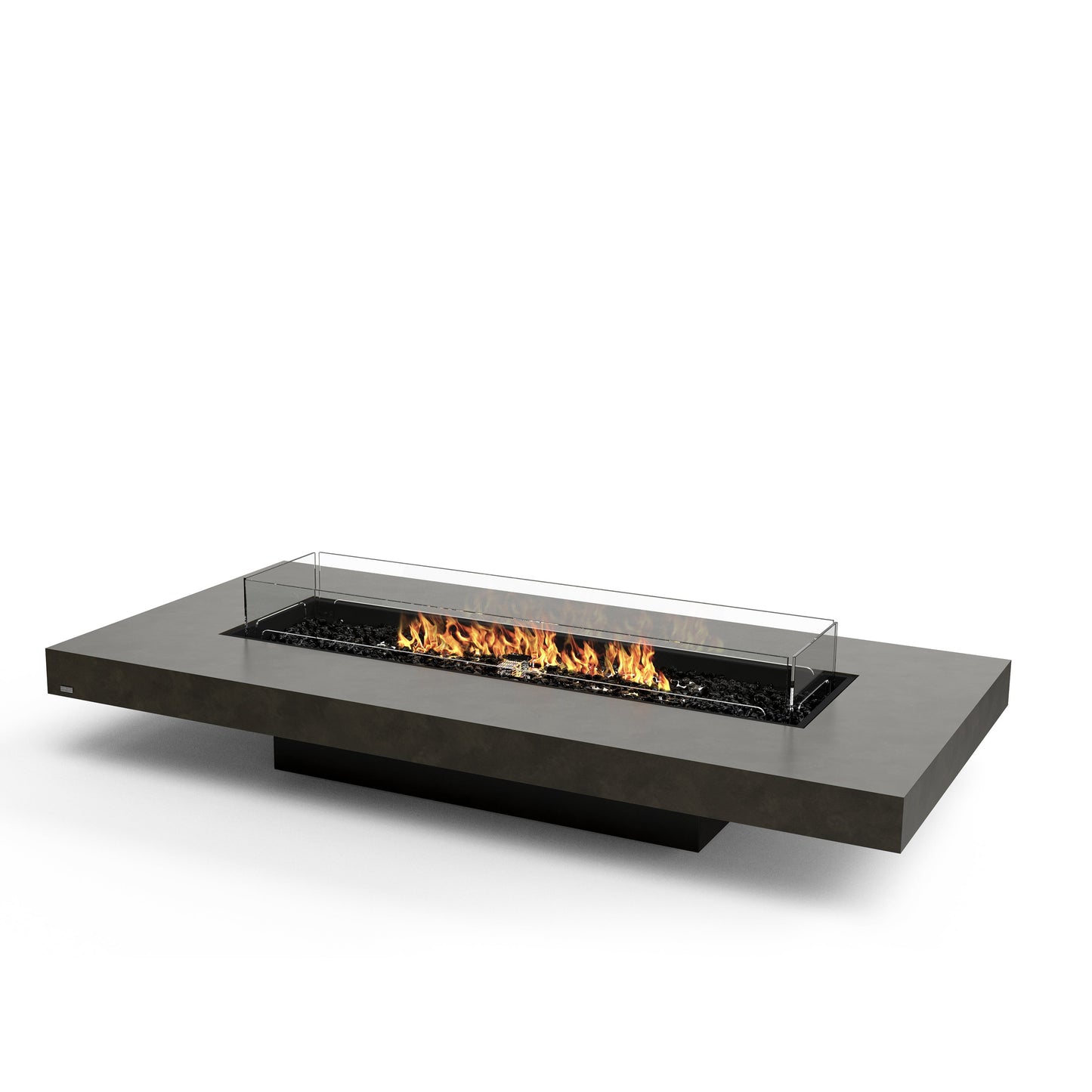 EcoSmart Fire 89" Gin 90 Low Height Fire Pit Table with Gas LP/NG Burner by Mad Design Group