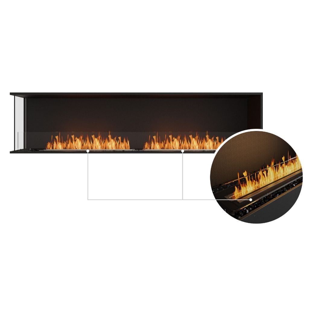 EcoSmart Fire 91" Flex 86LC/86RC Ethanol Fireplace Insert by Mad Design Group