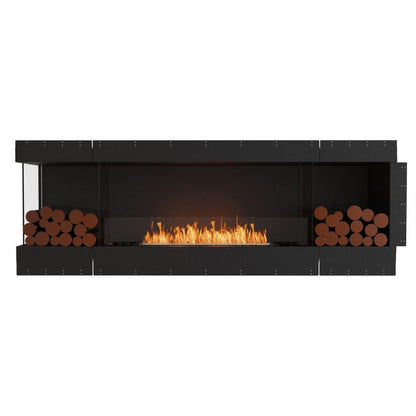 EcoSmart Fire 91" Flex 86LC/86RC Ethanol Fireplace Insert with Decorative Box by Mad Design Group