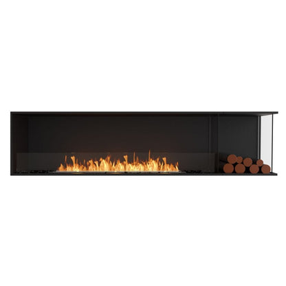 EcoSmart Fire 91" Flex 86LC/86RC Ethanol Fireplace Insert with Decorative Box by Mad Design Group