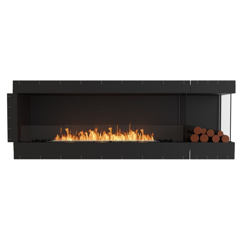 EcoSmart Fire 91" Flex 86LC/86RC Ethanol Fireplace Insert with Decorative Box by Mad Design Group