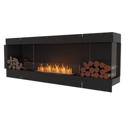 EcoSmart Fire 91" Flex 86LC/86RC Ethanol Fireplace Insert with Decorative Box by Mad Design Group