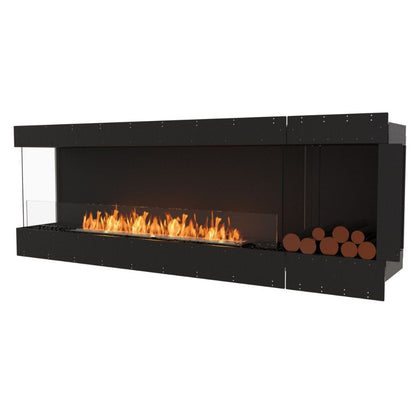 EcoSmart Fire 91" Flex 86LC/86RC Ethanol Fireplace Insert with Decorative Box by Mad Design Group