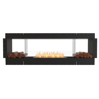 EcoSmart Fire 94" Flex 86DB Double Sided Ethanol Fireplace Insert with Decorative Box by Mad Design Group