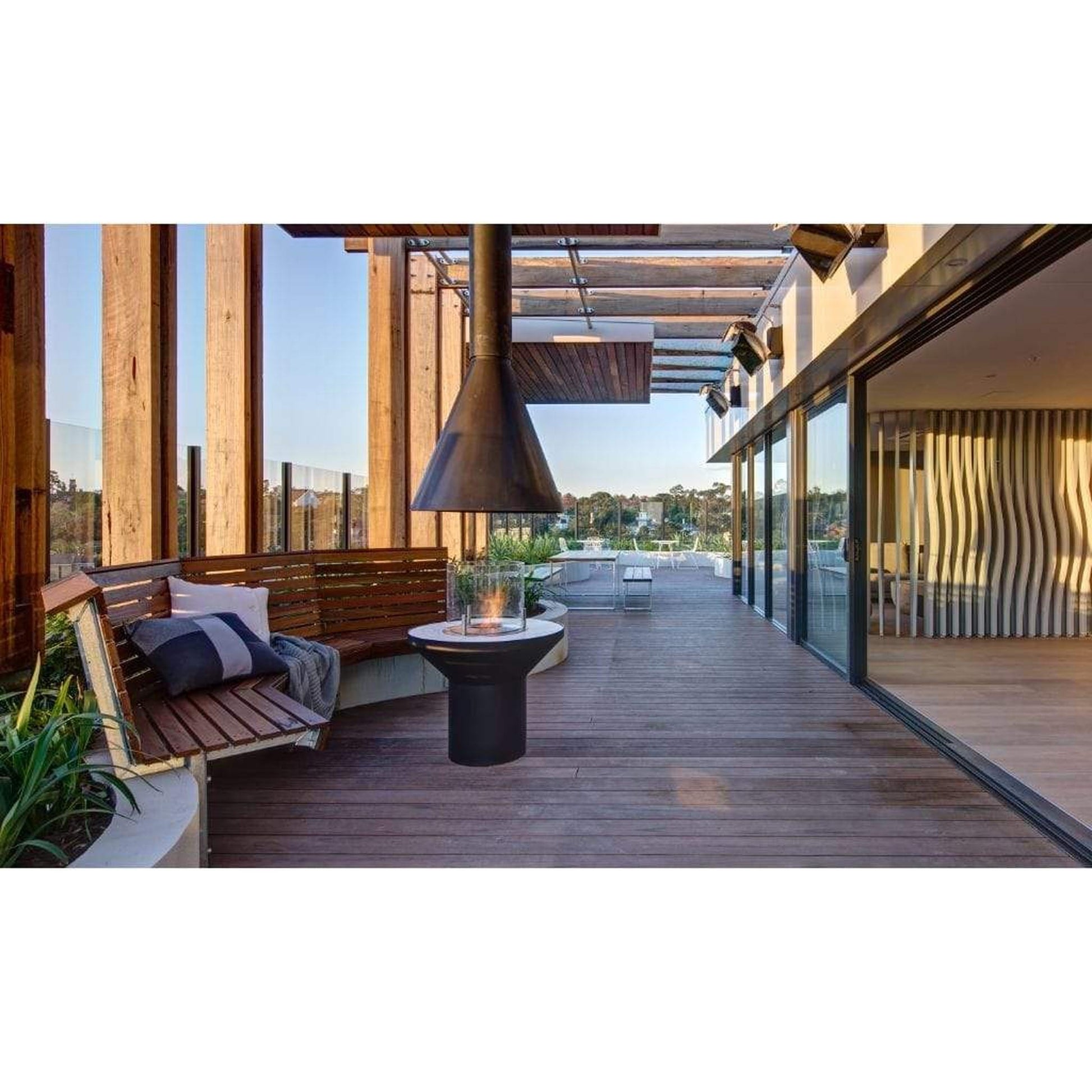 EcoSmart Fire AB3 10" Stainless Steel Ethanol Fireplace Burner by Mad Design Group