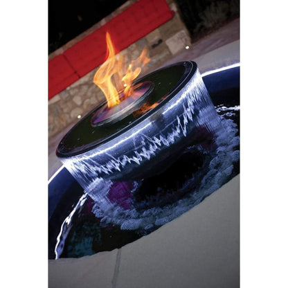 EcoSmart Fire AB8 14" Black Ethanol Fireplace Burner by Mad Design Group