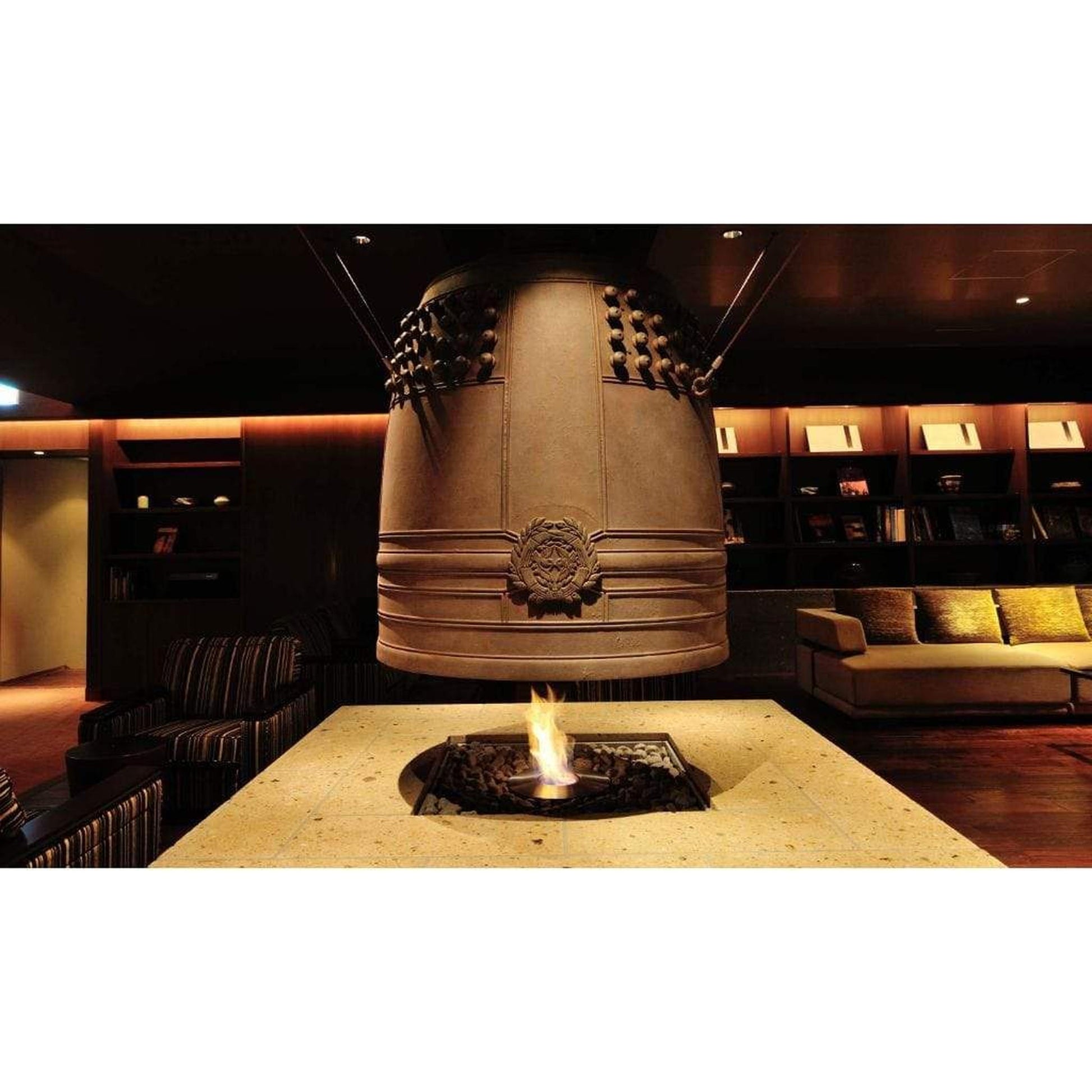 EcoSmart Fire AB8 14" Black Ethanol Fireplace Burner by Mad Design Group