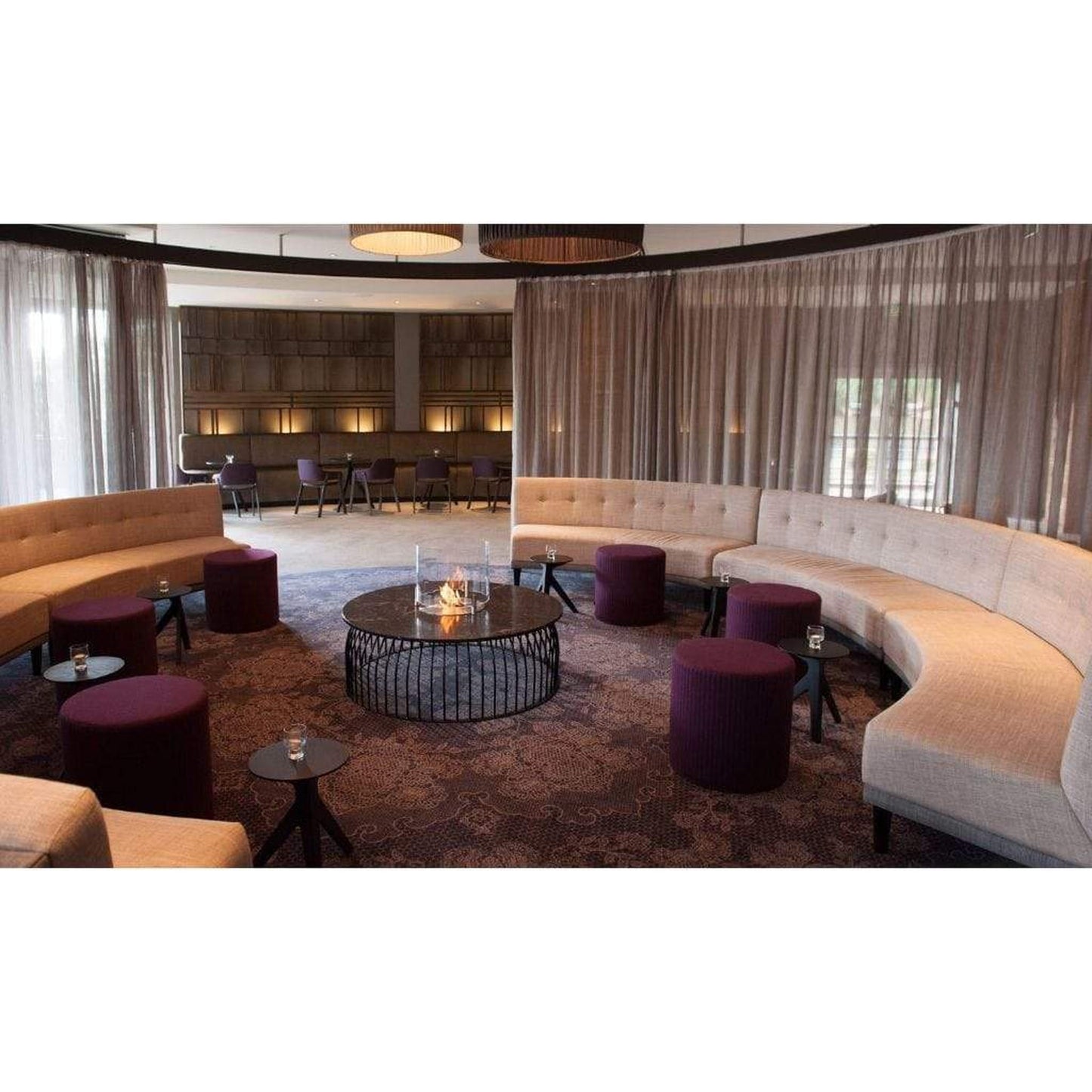 EcoSmart Fire AB8 14" Black Ethanol Fireplace Burner by Mad Design Group