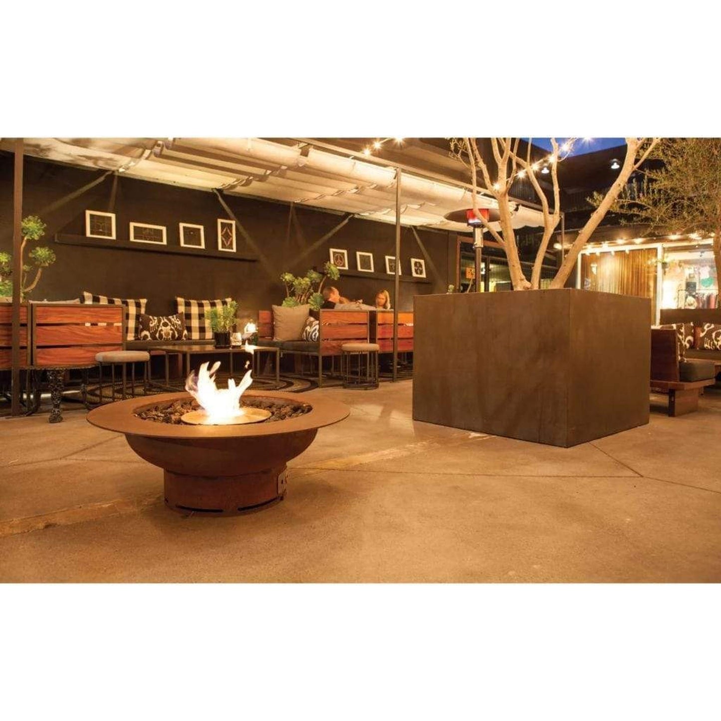 EcoSmart Fire AB8 14" Black Ethanol Fireplace Burner by Mad Design Group