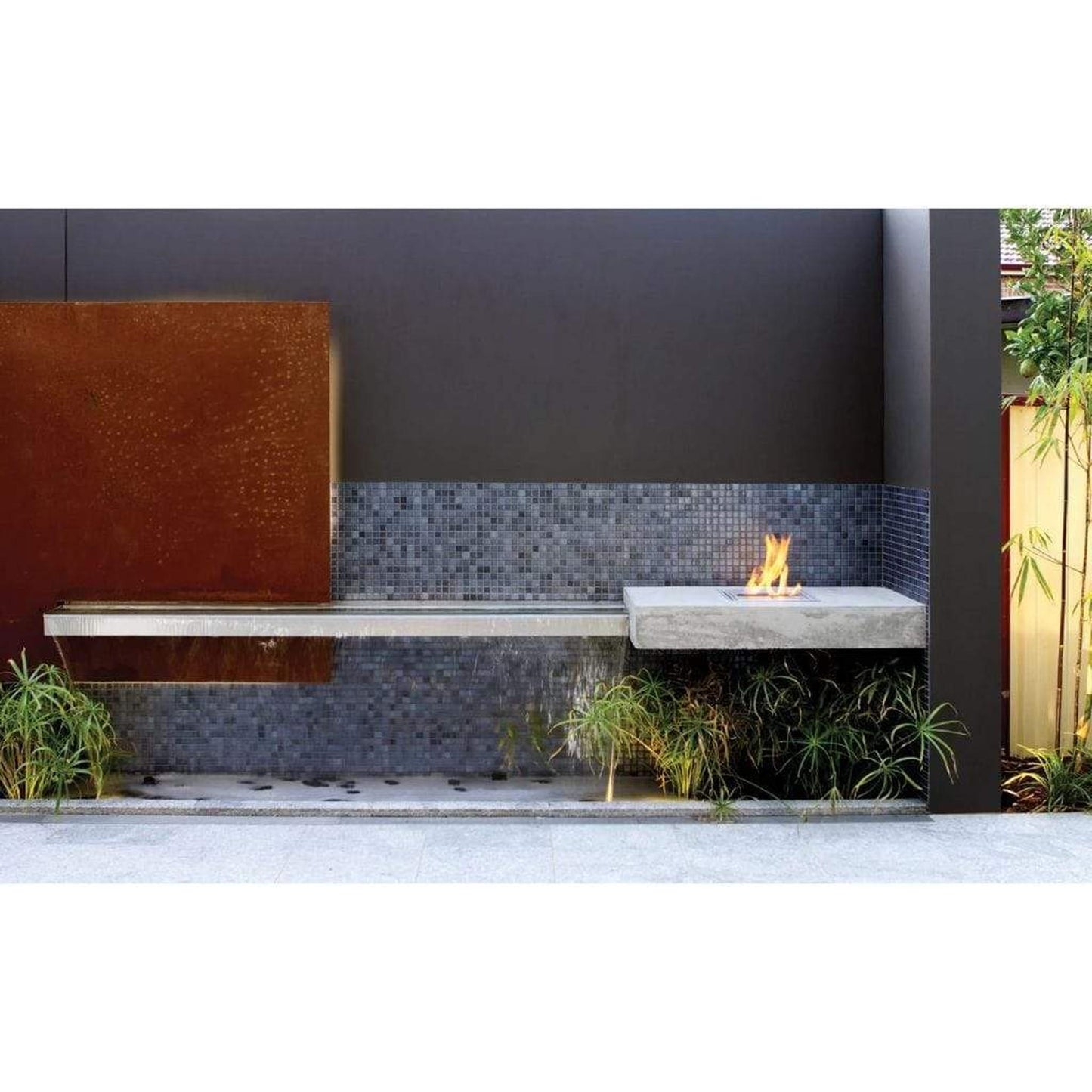 EcoSmart Fire BK5 16" Stainless Steel Ethanol Fireplace Burner by Mad Design Group