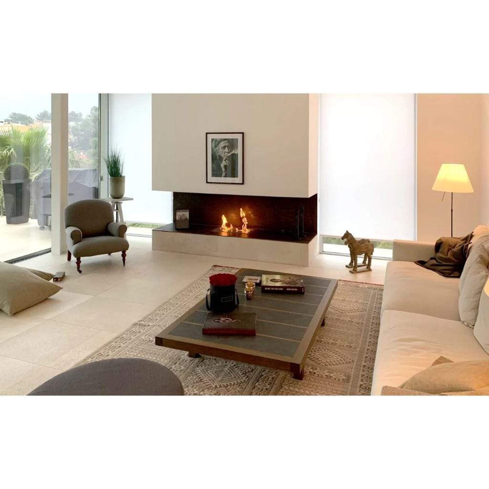 EcoSmart Fire BK5 16" Stainless Steel Ethanol Fireplace Burner by Mad Design Group