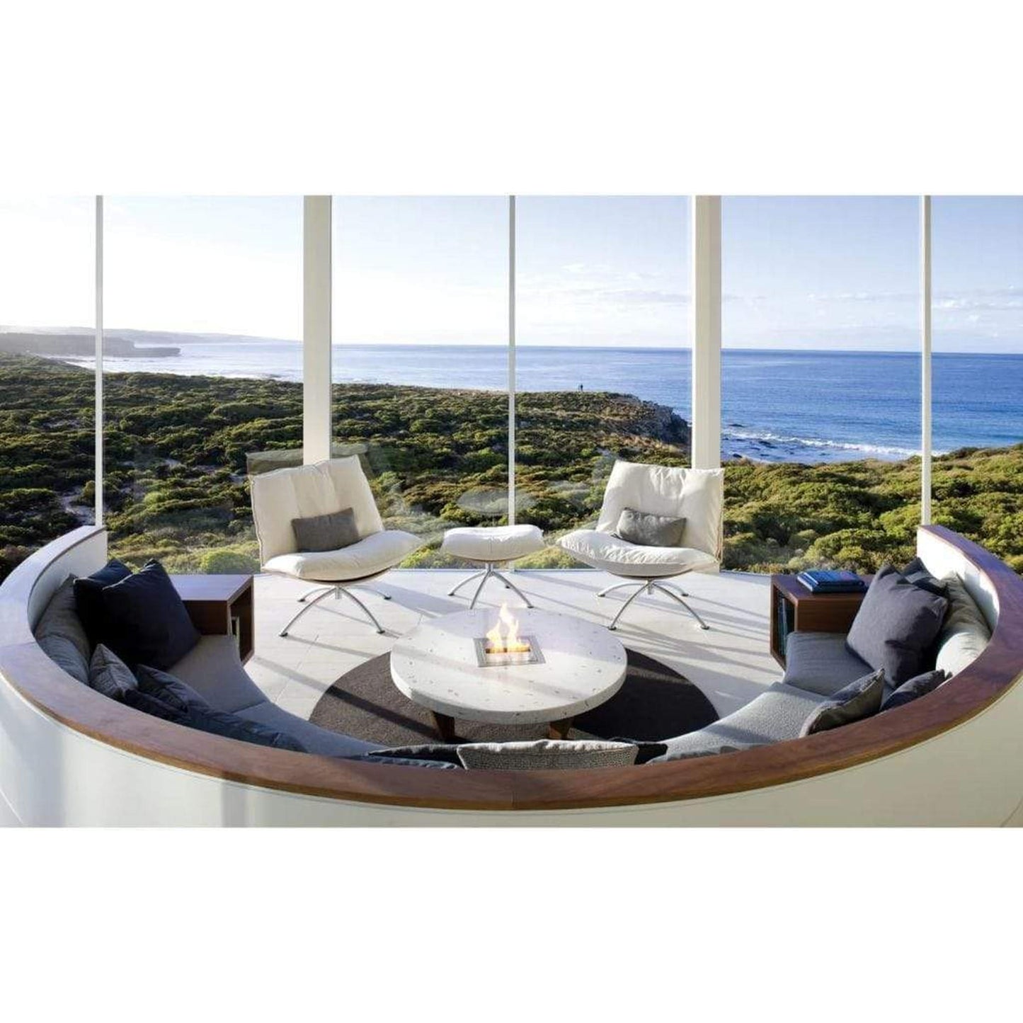 EcoSmart Fire BK5 16" Stainless Steel Ethanol Fireplace Burner by Mad Design Group