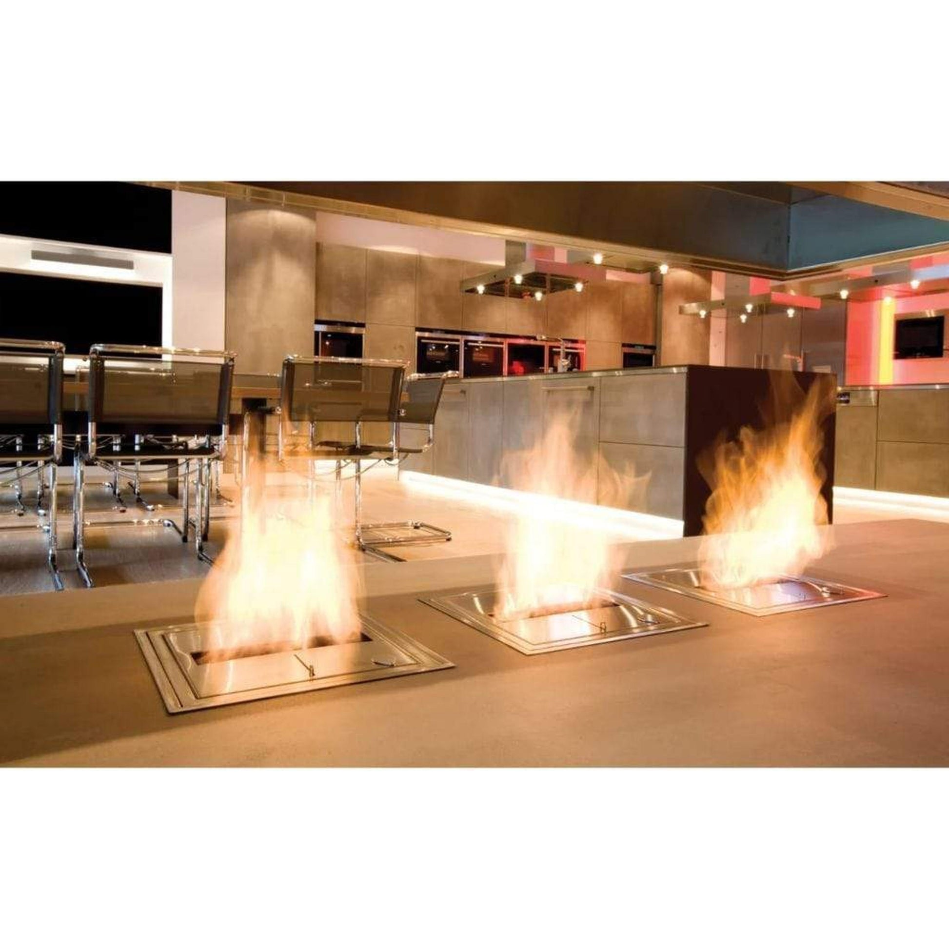 EcoSmart Fire BK5 16" Stainless Steel Ethanol Fireplace Burner by Mad Design Group