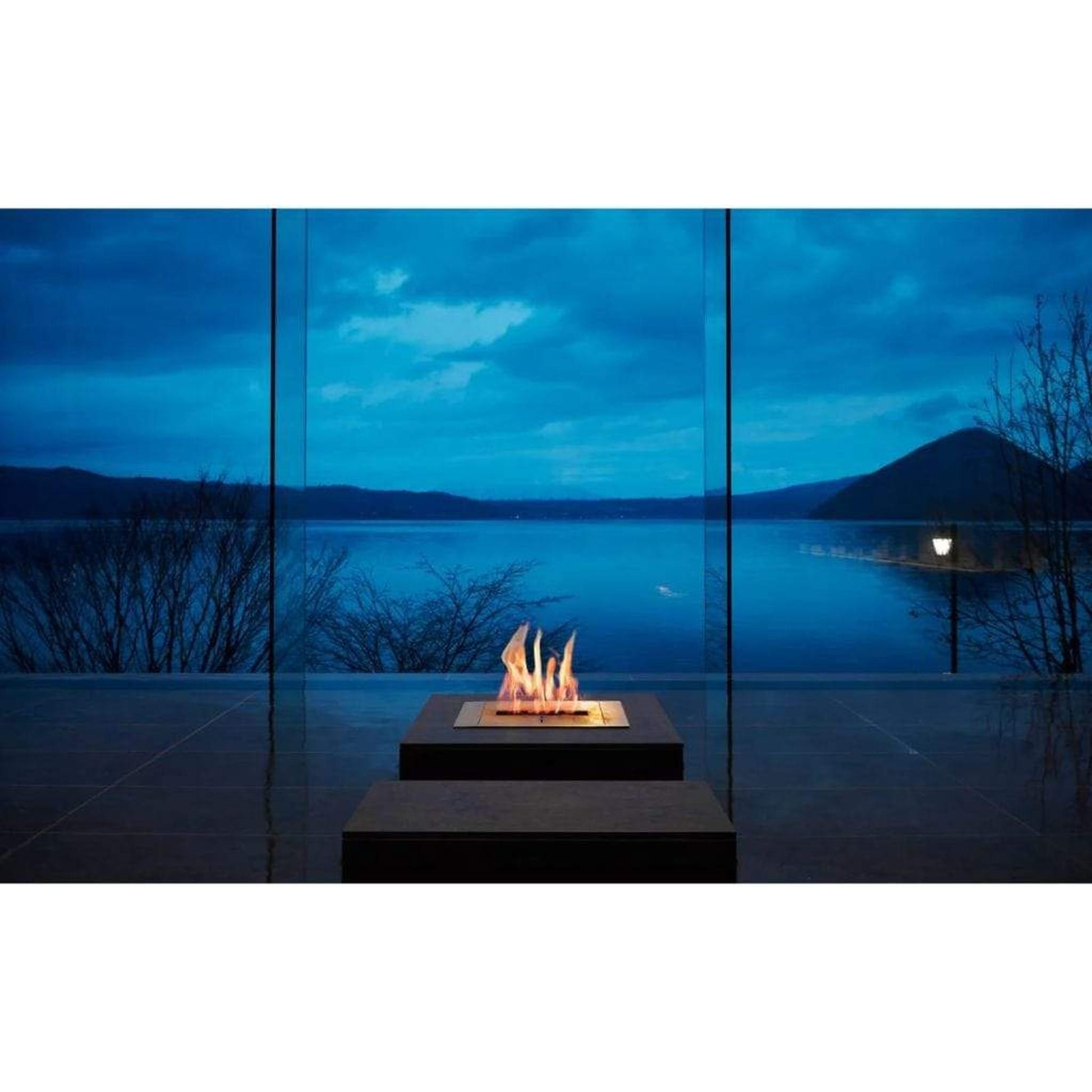 EcoSmart Fire BK5 16" Stainless Steel Ethanol Fireplace Burner by Mad Design Group