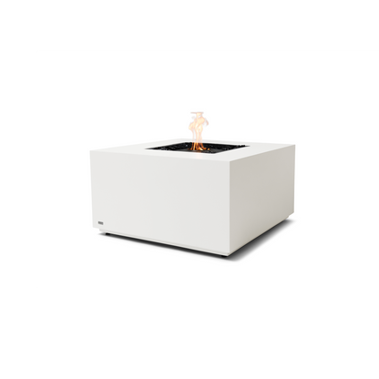EcoSmart Fire CHASER 38" Bone Indoor Fire Pit Table with Black Burner by Mad Design Group