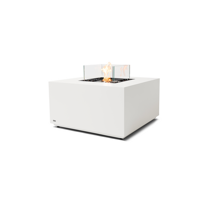 EcoSmart Fire CHASER 38" Bone Indoor Fire Pit Table with Stainless Steel Burner by Mad Design Group