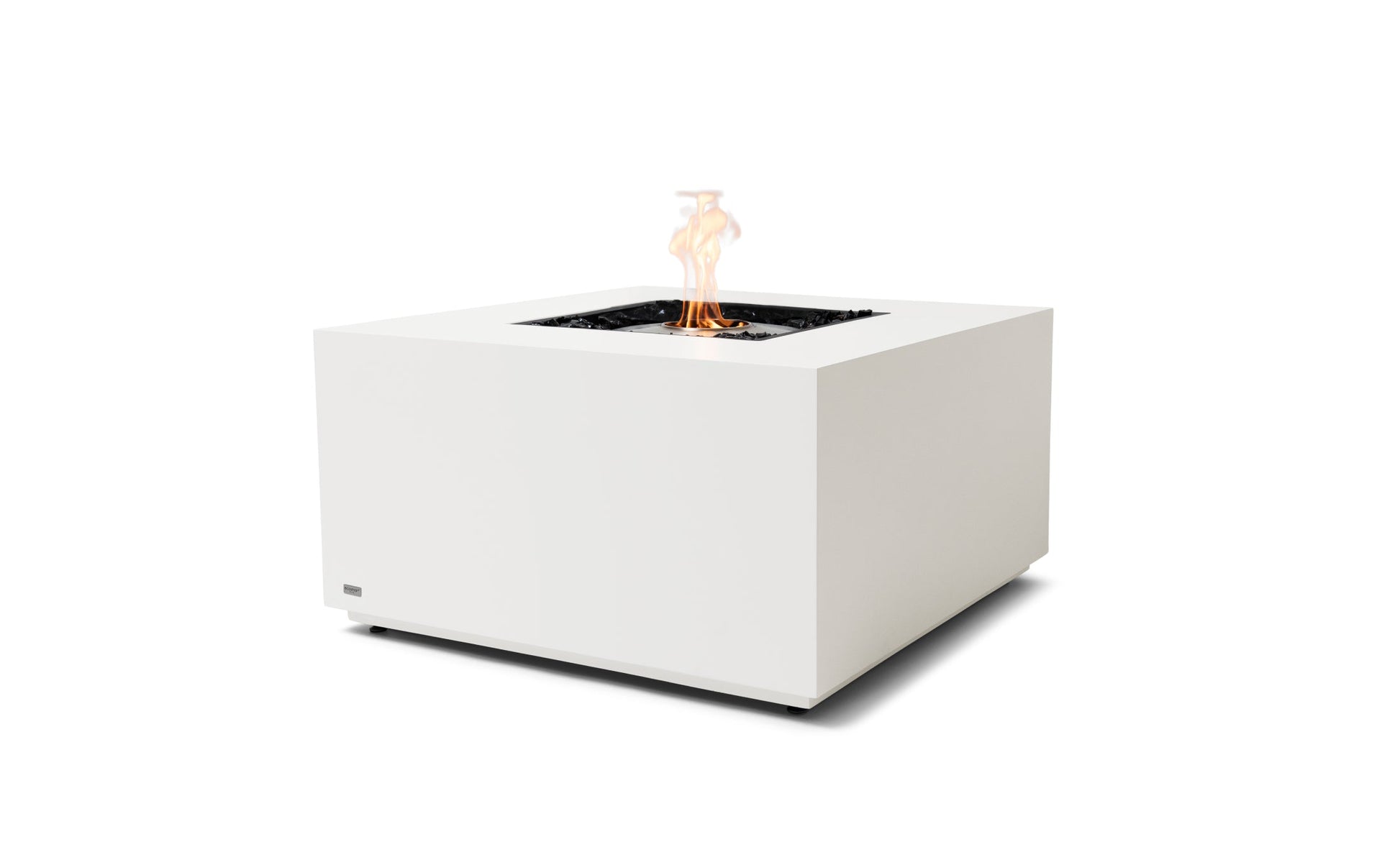 Minimalistic Biofue Fireplace, Indoor & Outdoor Fire Pit, Glass Stainless  Steel Firepit